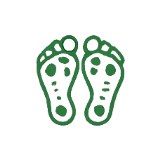 Piktogramm Fußreflexzonen-Techniken – Leistung der Physiotherapie Saglam