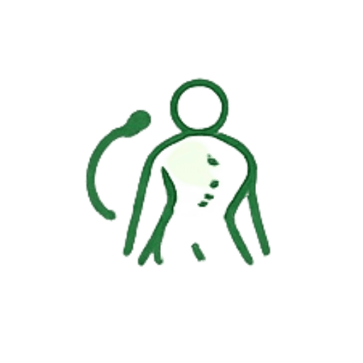 Piktogramm Cranio-Sacrale Techniken – Leistung der Physiotherapie Saglam